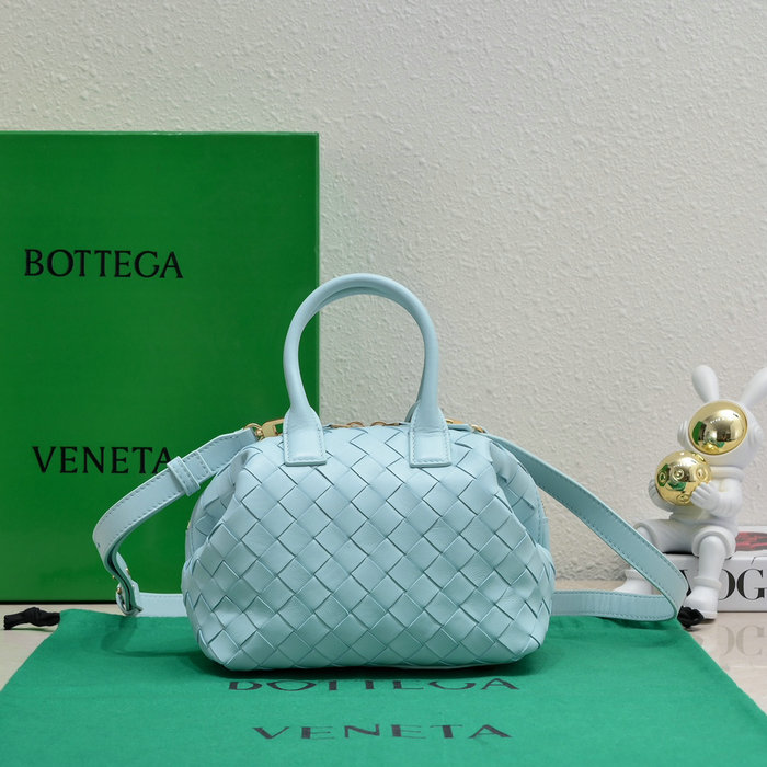 Bottega Veneta Mini Bauletto Blue 764535