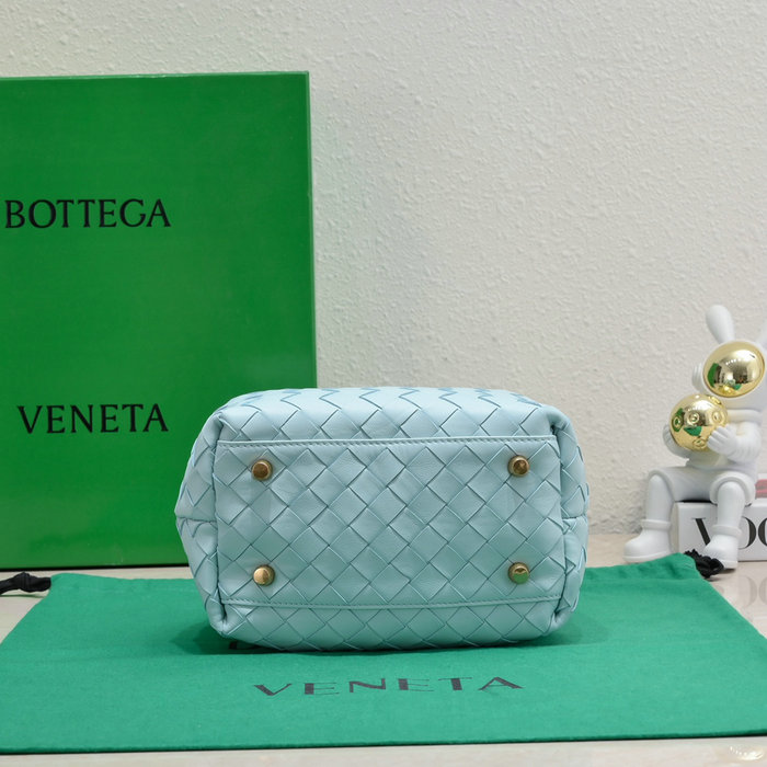 Bottega Veneta Mini Bauletto Blue 764535