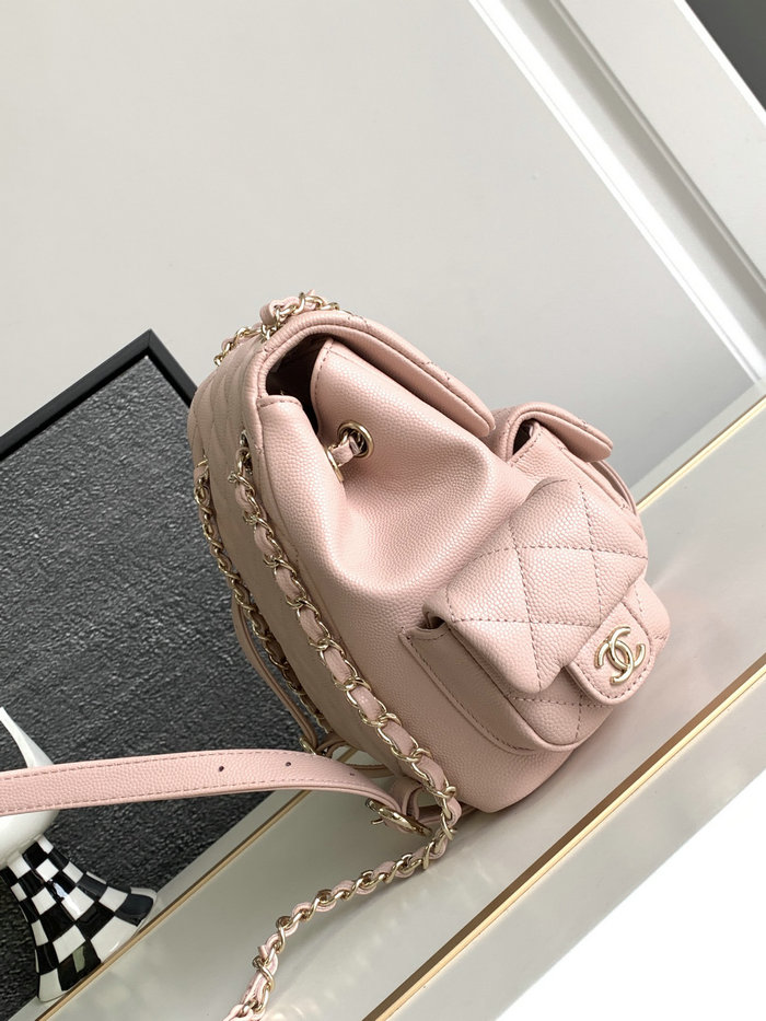 Chanel Small Backpack Light Pink AS4399