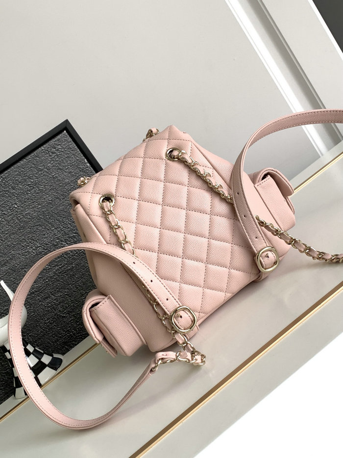 Chanel Small Backpack Light Pink AS4399