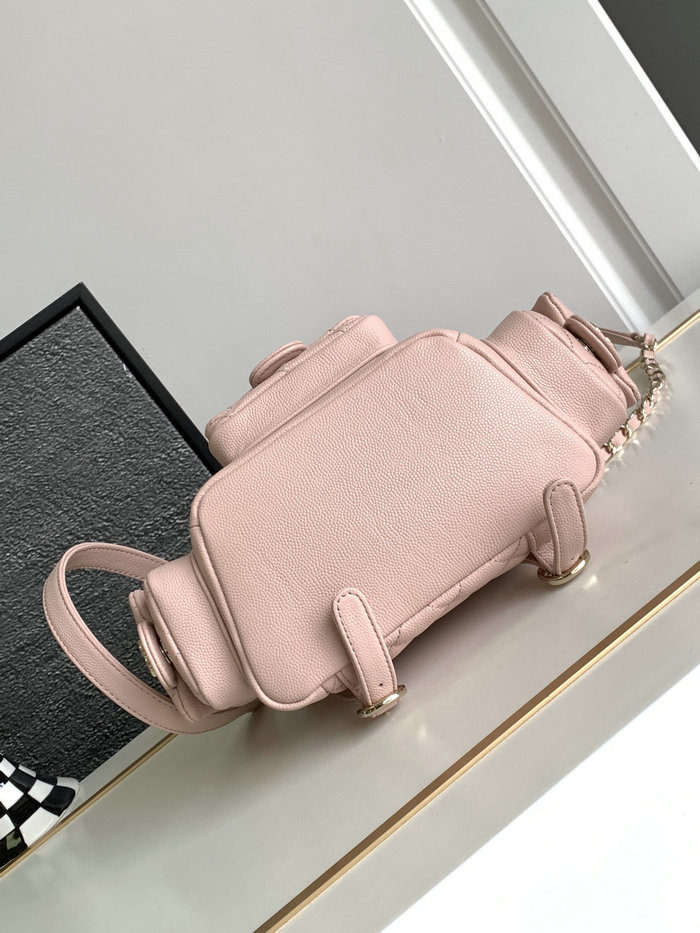 Chanel Small Backpack Light Pink AS4399