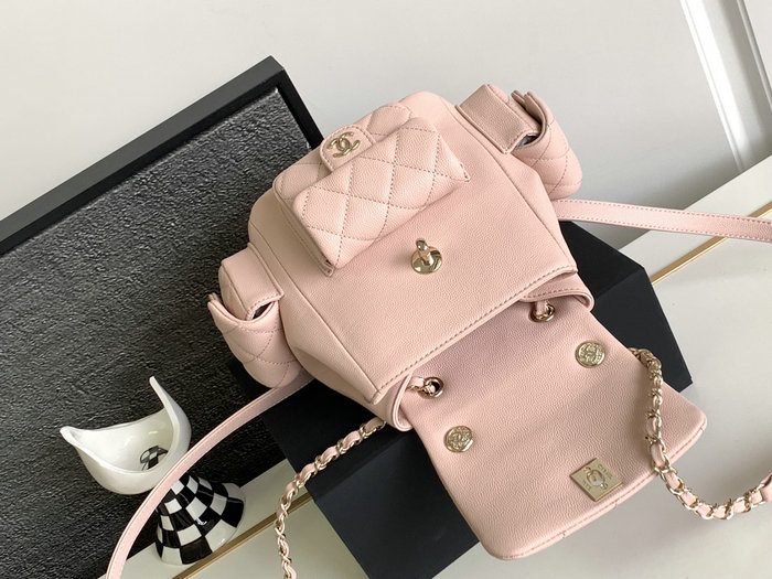 Chanel Small Backpack Light Pink AS4399