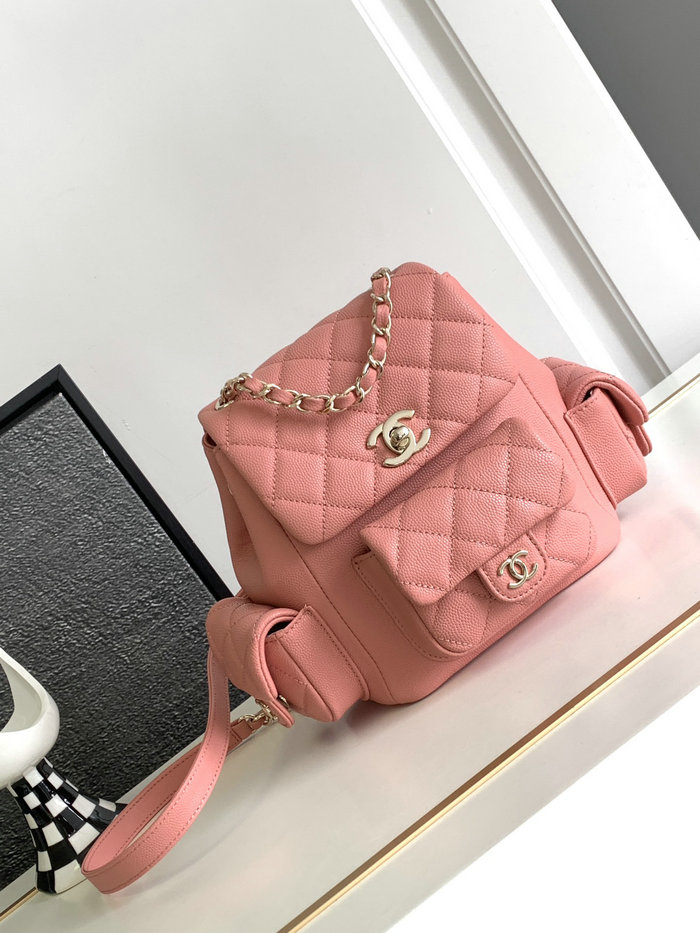 Chanel Small Backpack Pink AS4399