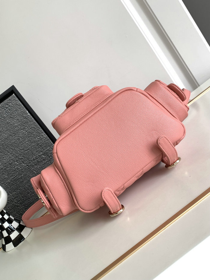 Chanel Small Backpack Pink AS4399