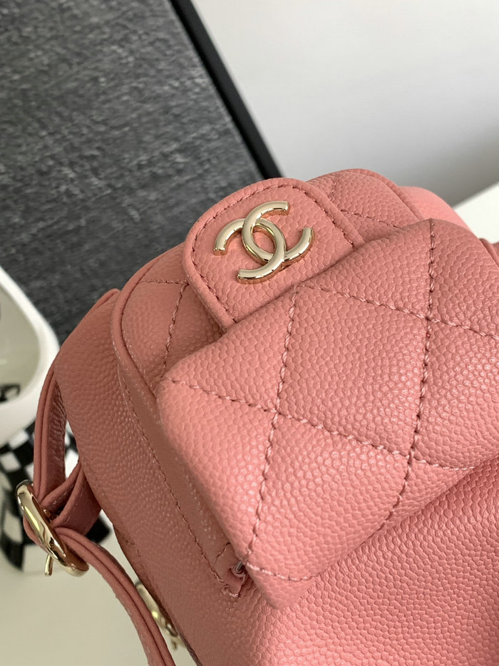 Chanel Small Backpack Pink AS4399