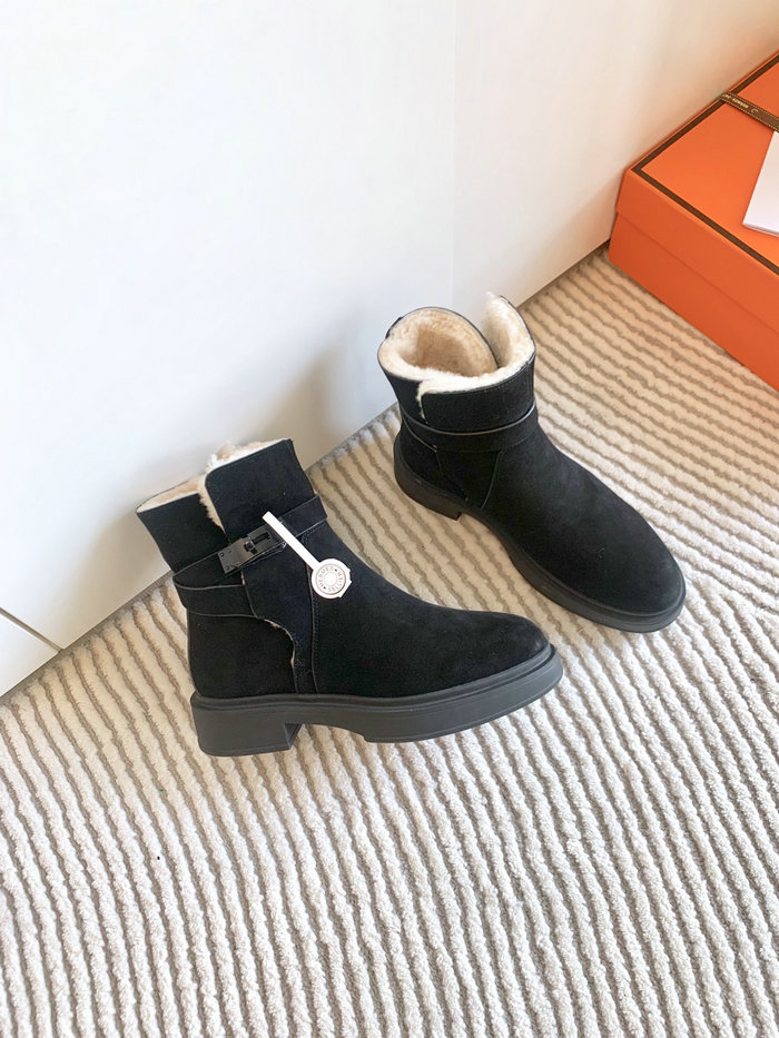 Hermes Leather Boots SNH101806