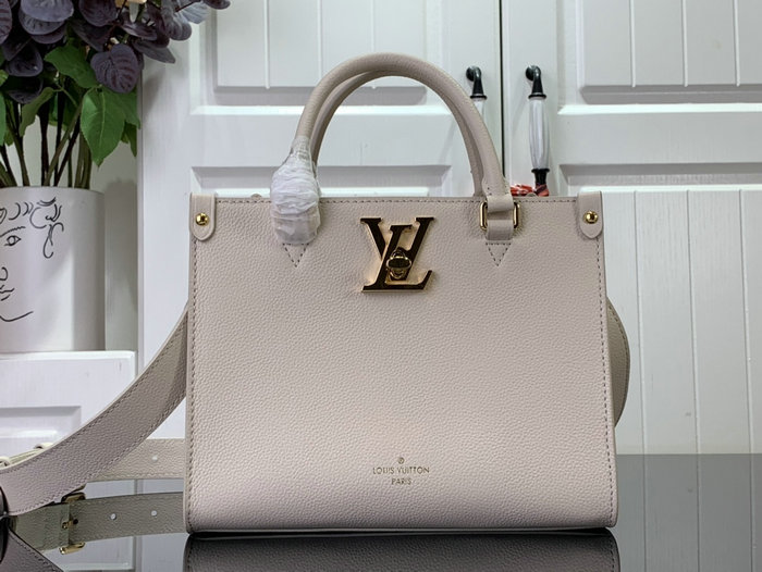 Louis Vuitton Lock & Go Cream M23637