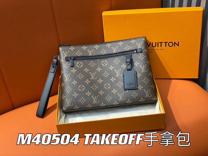 Louis Vuitton Monogram Canvas Takeoff Pouch M40504