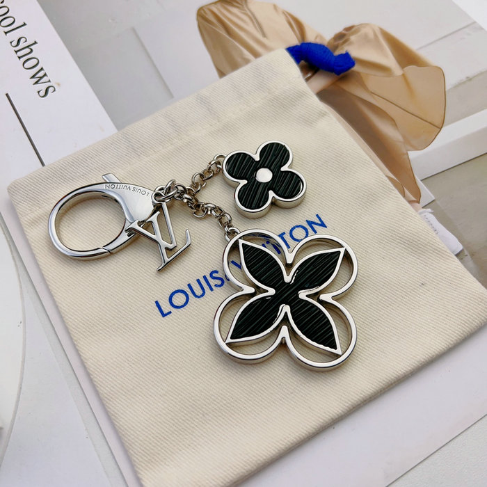 Lv Bag Charm Rimi Key Holder Black M61013