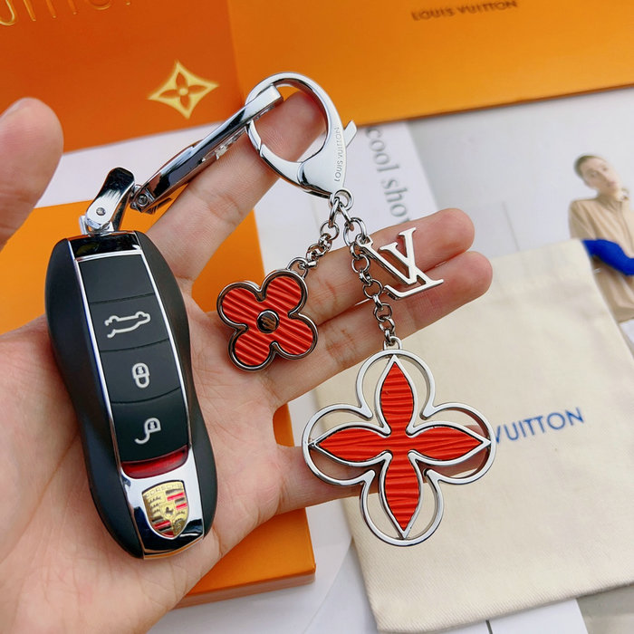 Lv Bag Charm Rimi Key Holder Orange M61013