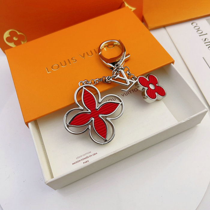 Lv Bag Charm Rimi Key Holder Red M61013