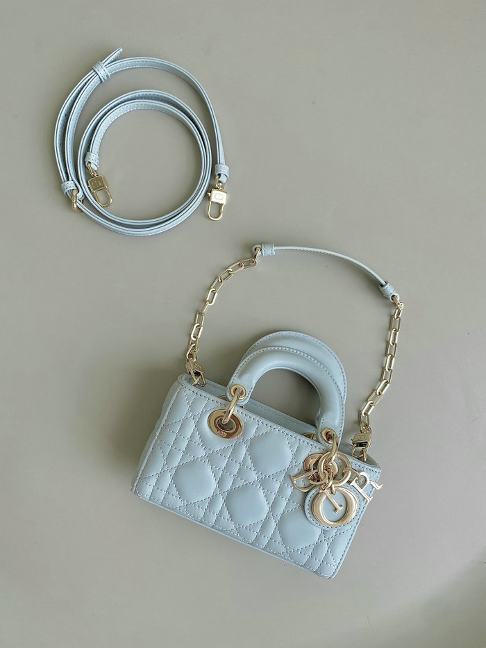 Mini Lady D-joy Bag Blue DM3380