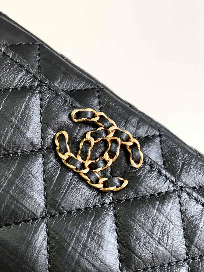 Small Chanel Shoulder Bag Black AS6427