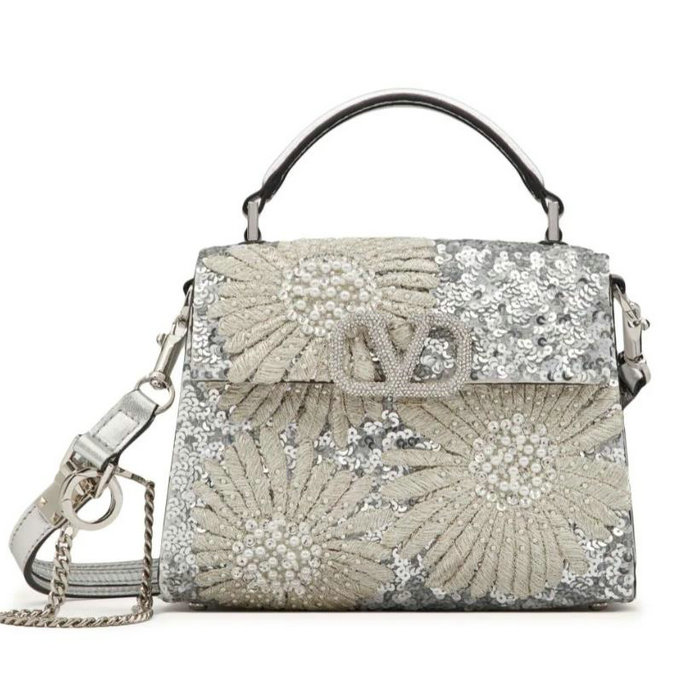 Valentino Garavani mini VSLING embellished tote bag V0062