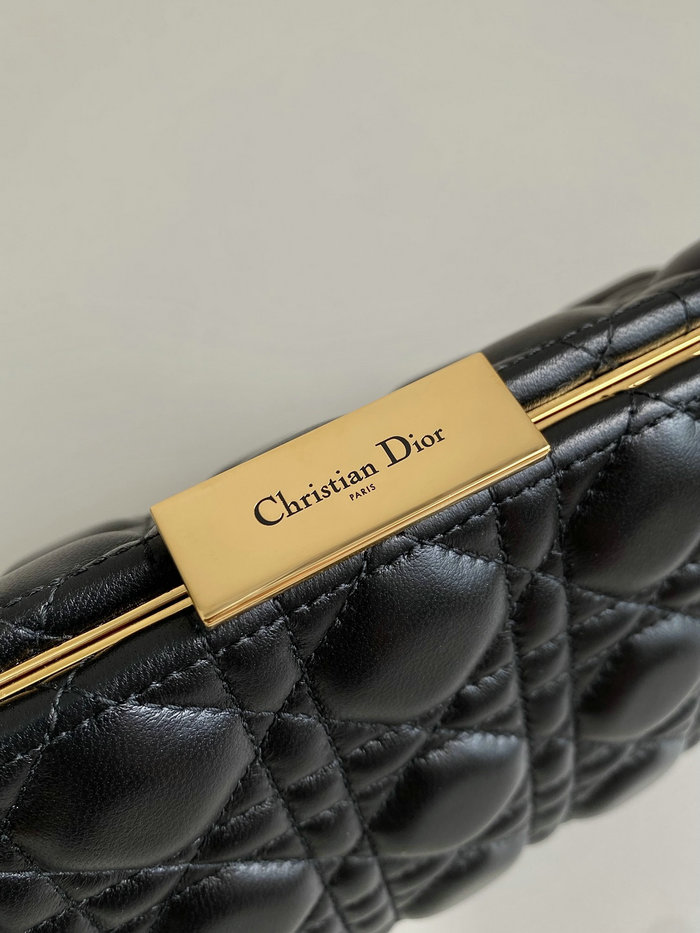 Dior Lambskin Shoulder Bag Black M6511