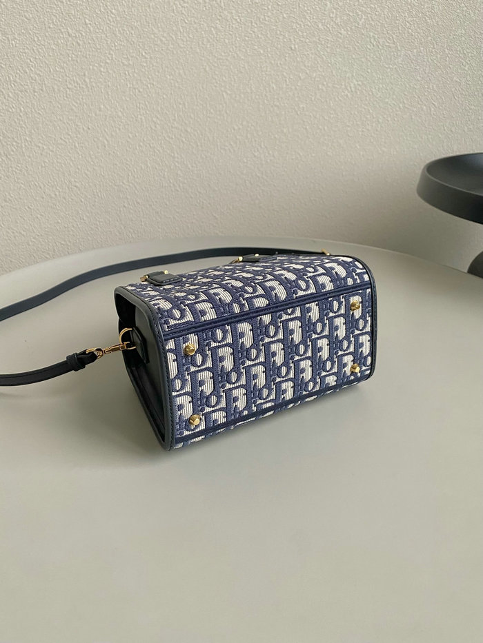 Dior Small Small Boston Bag Blue M7503