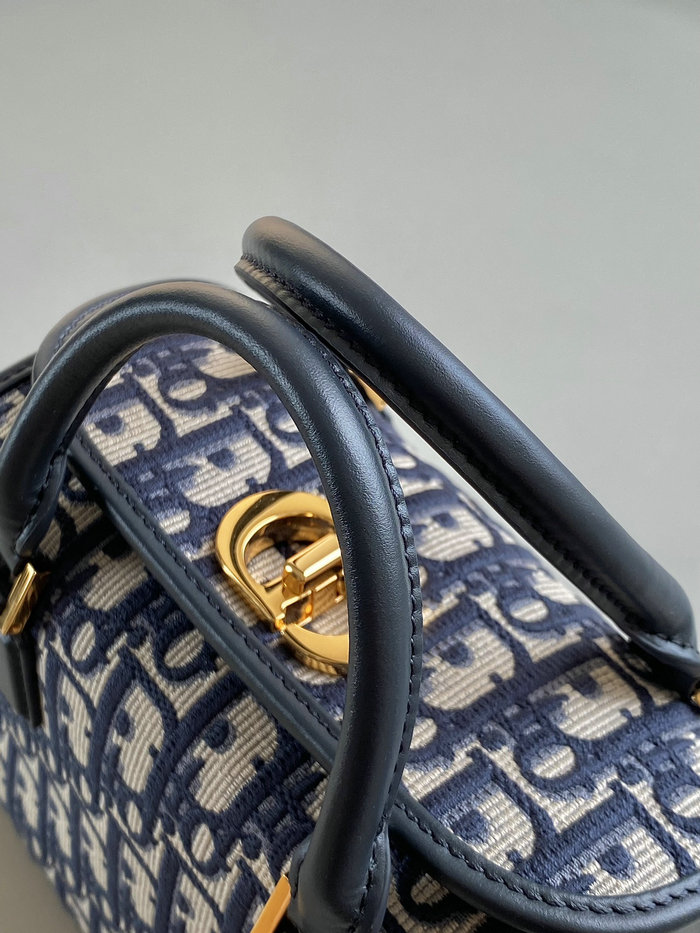 Dior Small Small Boston Bag Blue M7503