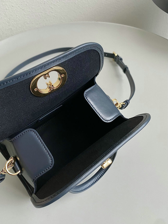 Dior Small Small Boston Bag Blue M7503