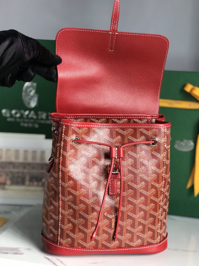 Goyard Alpin Mini Backpack Red G10301