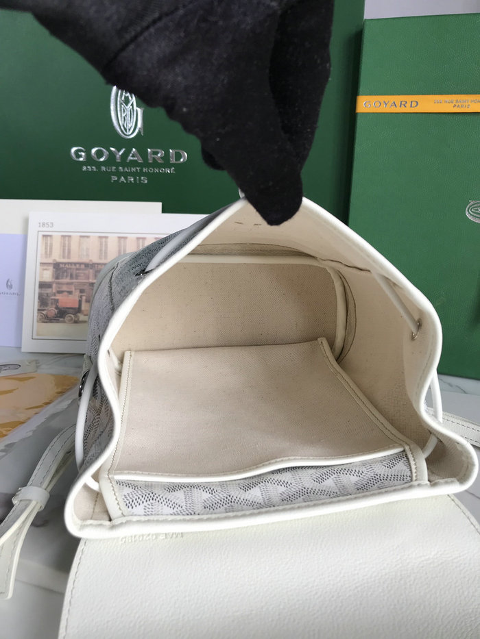 Goyard Alpin Mini Backpack White G10301