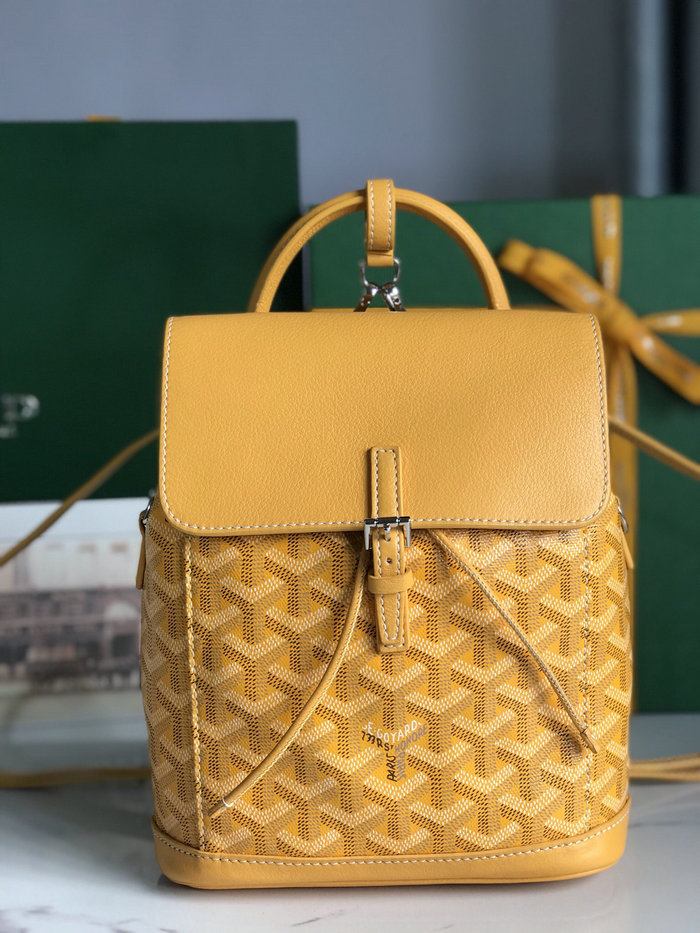 Goyard Alpin Mini Backpack Yellow G10301