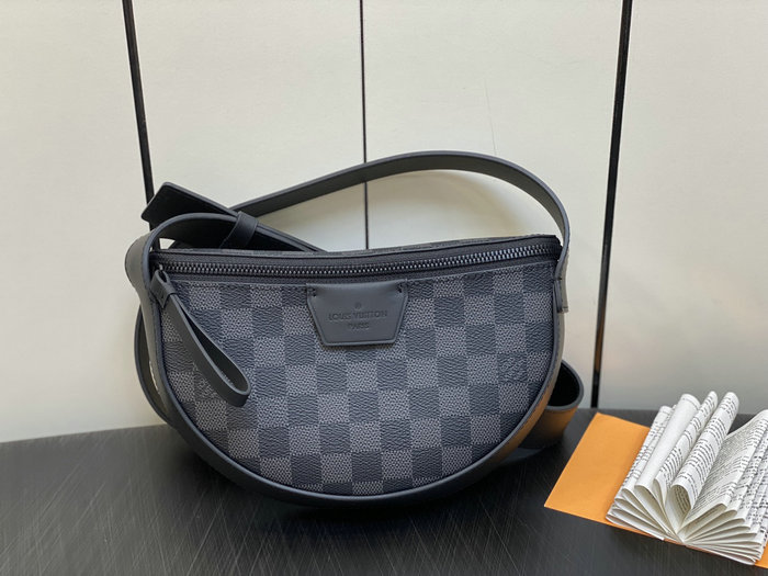 LV Damier Graphite Moon Crossbody M23835