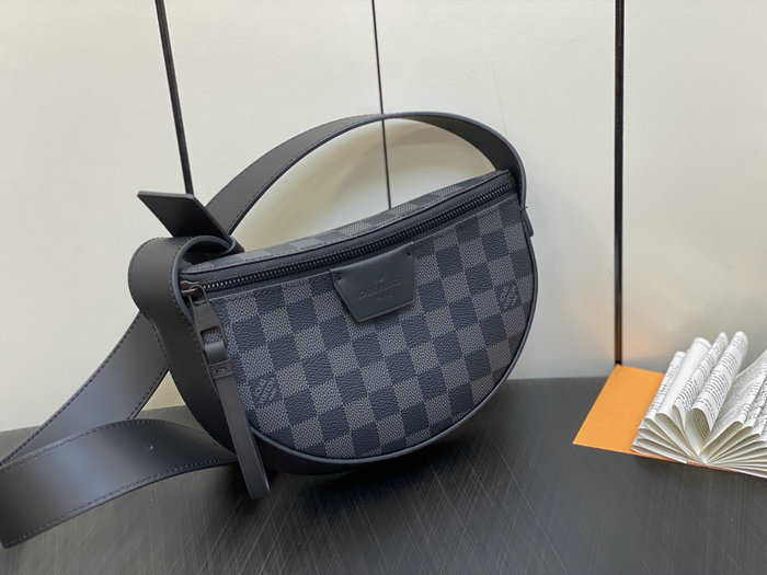 LV Damier Graphite Moon Crossbody M23835