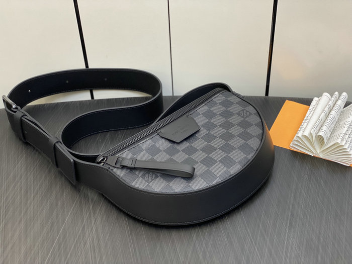 LV Damier Graphite Moon Crossbody M23835