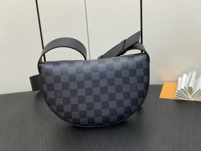 LV Damier Graphite Moon Crossbody M23835