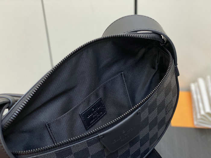 LV Damier Graphite Moon Crossbody M23835