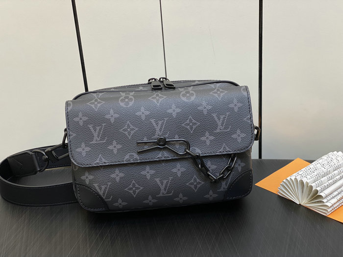 LV Monogram Eclipse Steamer Messenger M46795