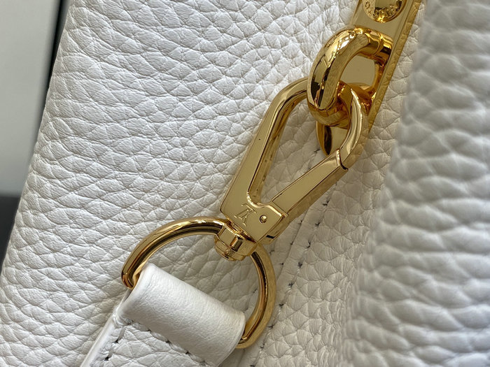 Louis Vuitton Capucines BB White M23263