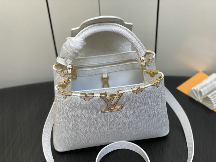 Louis Vuitton Capucines BB White M23263