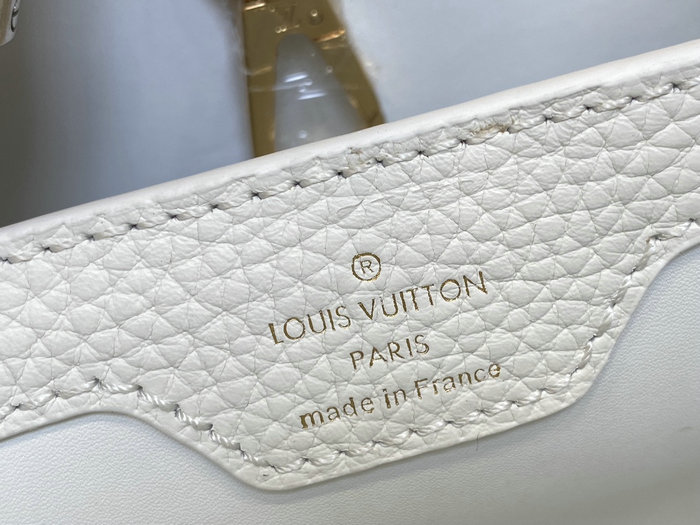 Louis Vuitton Capucines BB White M23263