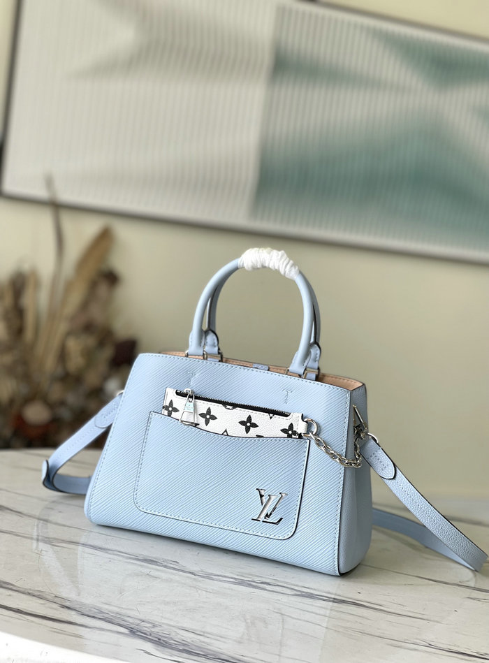 Louis Vuitton Marelle Tote MM Blue M59954