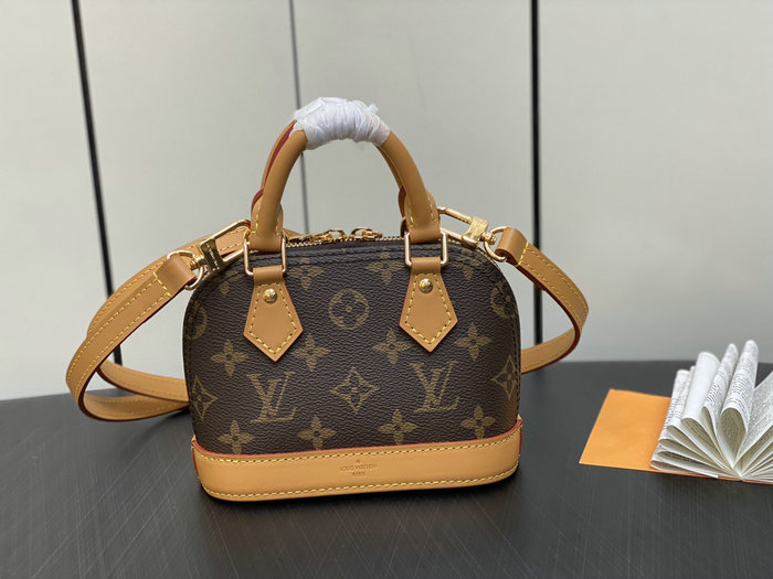 Louis Vuitton Nano Alma Brown M82717