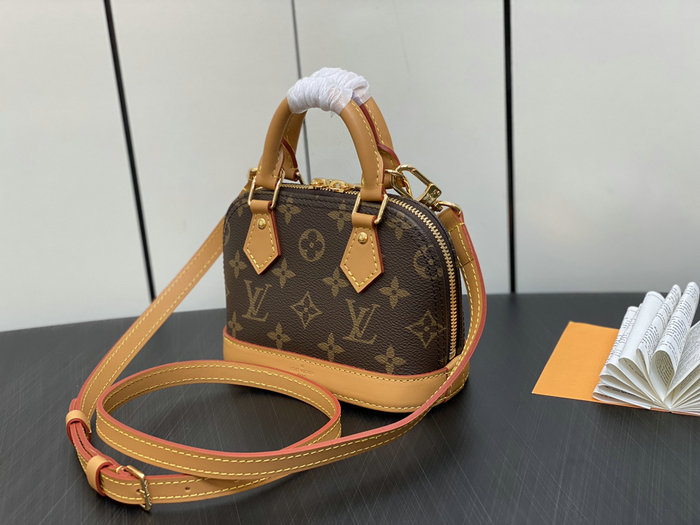 Louis Vuitton Nano Alma Brown M82717