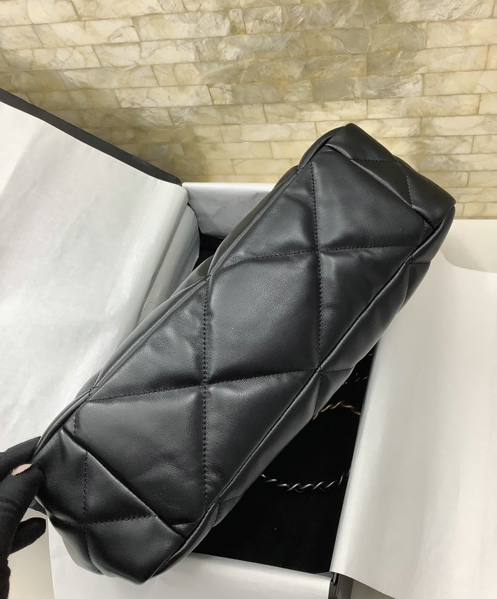 Chanel 19 Shopping Bag Black AS3660