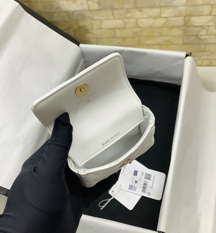 Chanel Belt Bag White AP3427