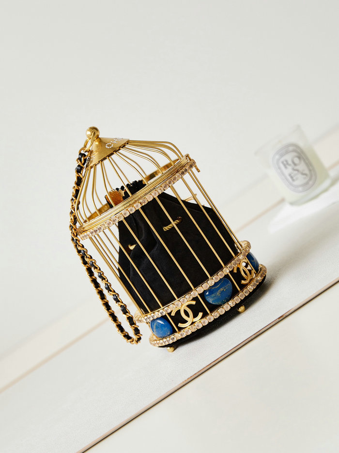 Chanel Bird Cage Bag Black A2022