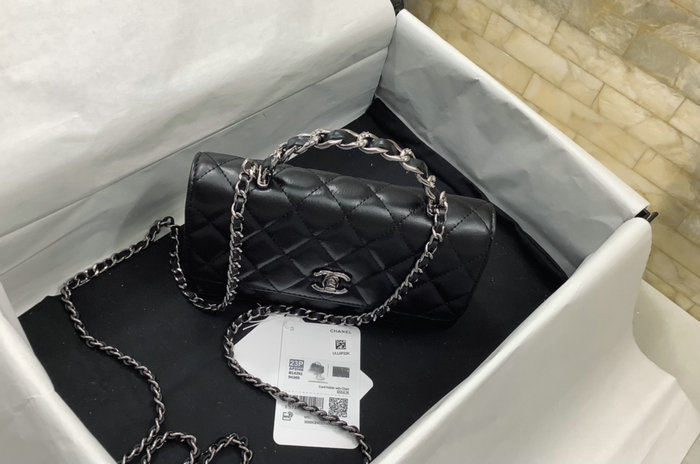 Chanel Clutch With Chain Black AP3566