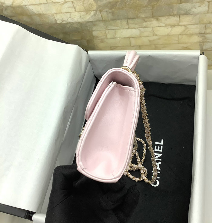 Chanel Clutch With Chain Pink AP2682