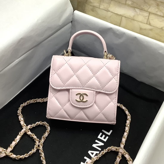 Chanel Clutch With Chain Pink AP2682