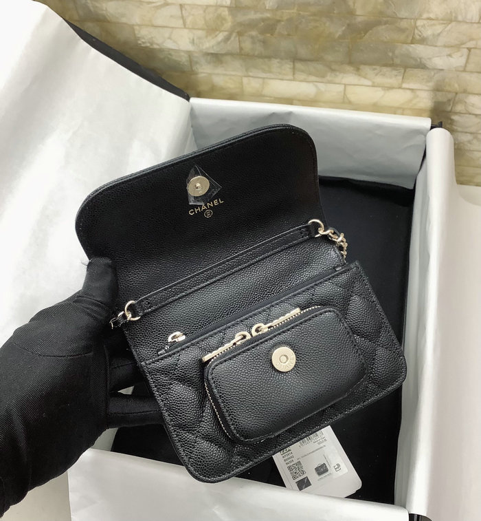 Chanel Clutch with Chain Black AP2914