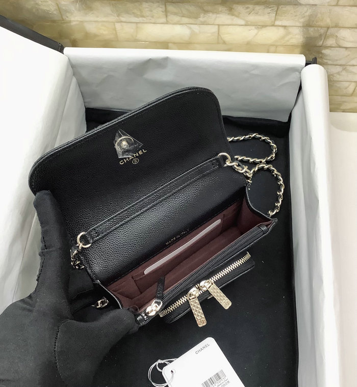 Chanel Clutch with Chain Black AP2914