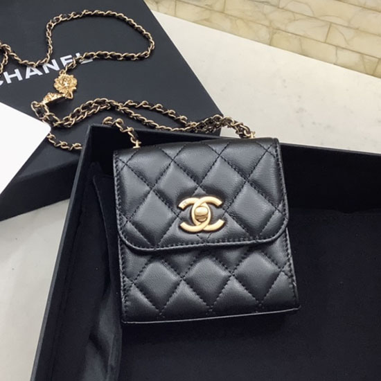 Chanel Clutch with Chain Black AP3425