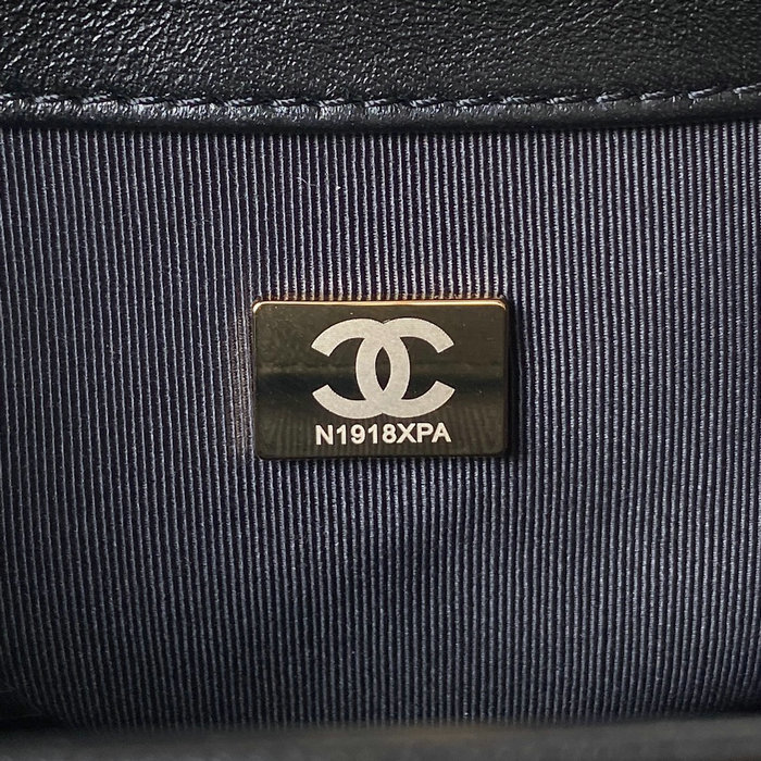 Chanel Lambskin Small Messenger Bag Black AS4609