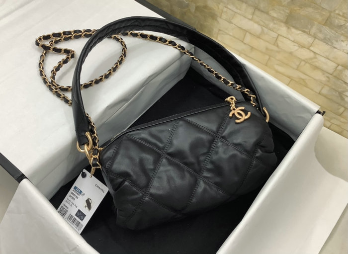 Chanel Small Bowling Bag Black AS3427