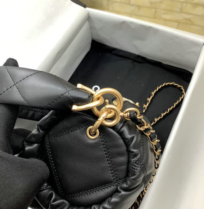 Chanel Small Bowling Bag Black AS3427