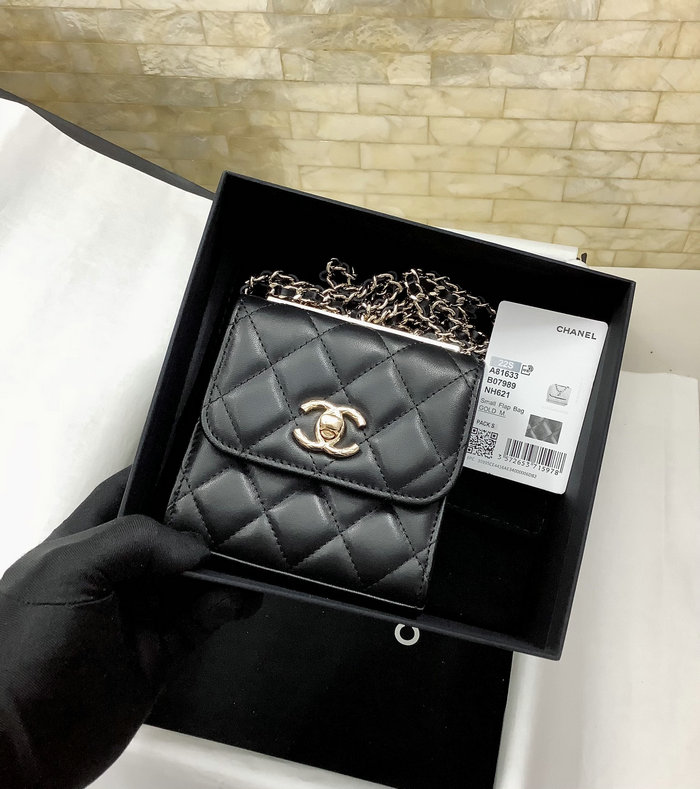 Chanel Small Trendy CC Clutch with Chain A81633